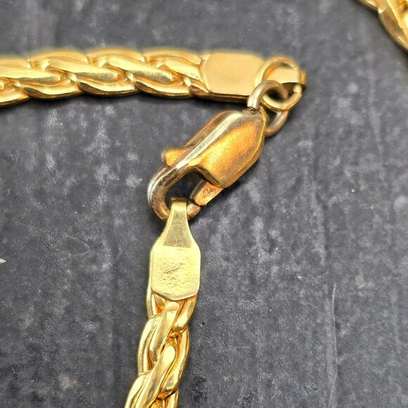 Gold Filled 1/20 Wide Wheat Rope Chain Necklace 20" Lobster Clasp Jewelry JJ4157 - Picture 6 of 8